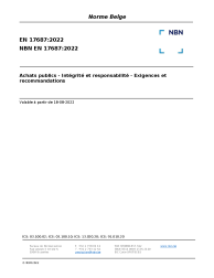 NBN EN 17687:2022