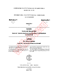 IEC 60598-2-9:1979/AMD1:1983