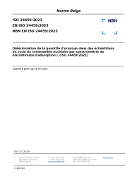 NBN EN ISO 24459:2023