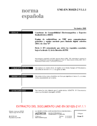 UNE-EN 301025-2 V1.1.1:2001