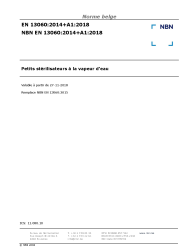 NBN EN 13060:2014+A1:2018