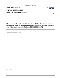 NBN EN ISO 19581:2020