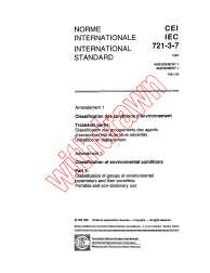 IEC 60721-3-7:1987/AMD1:1991