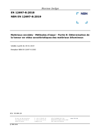NBN EN 12697-8:2019