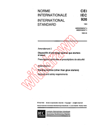 IEC 60926:1990/AMD2:1993