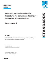 IEEE/ANSI/USEMCSC C63.10a:2024