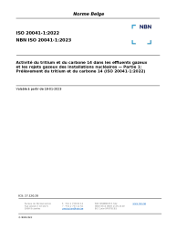 NBN ISO 20041-1:2023