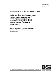 BS ISO/IEC 10021-4:1990