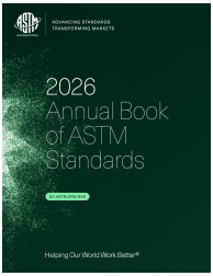 ASTM Volume 01.02 - 2026 Print