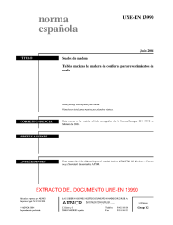 UNE-EN 13990:2004 (R2019)