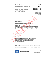 IEC 60034-14:2003/AMD1:2007