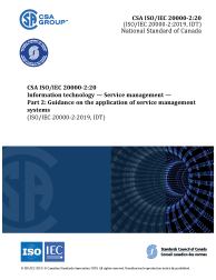 CSA ISO/IEC 20000-2:20 (R2025)