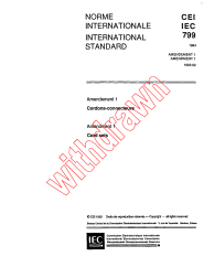 IEC 60799:1984/AMD1:1993