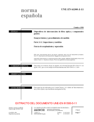 UNE-EN 61300-3-11:1998