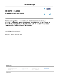 NBN EN 3645-001:2022