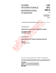 IEC 60684-2:1984/AMD1:1992