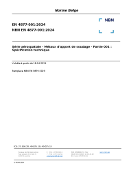 NBN EN 4877-001:2024