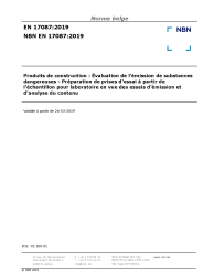 NBN EN 17087:2019