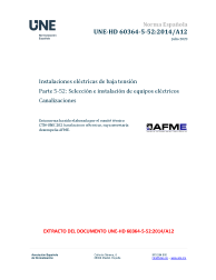 UNE-HD 60364-5-52:2022/A12:2023