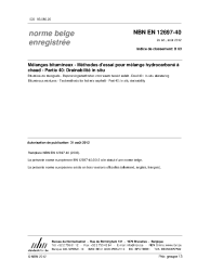 NBN EN 12697-40:2012