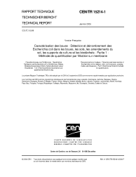 CEN/TR 15214-1:2006