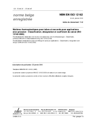 NBN EN ISO 12162:2010