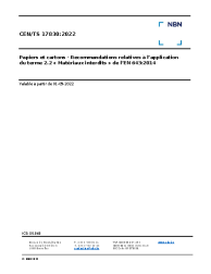 CEN/TS 17830:2022