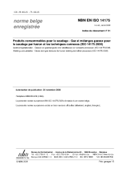 NBN EN ISO 14175:2008