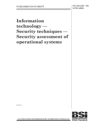 PD ISO/IEC TR 19791:2006
