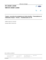 NBN EN 14628-1:2020