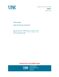 ESPECIFICACION UNE 0067:2022