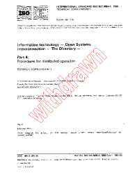 ISO/IEC 9594-4:1990/COR1:1991