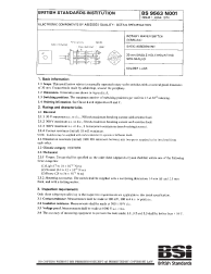 BS 9563 N001:1974