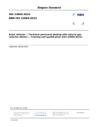 NBN ISO 23684:2023