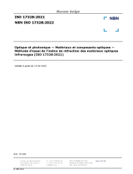 NBN ISO 17328:2022