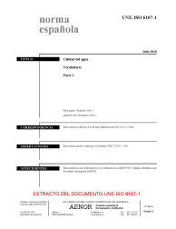 UNE-ISO 6107-1:2010 (R2016)