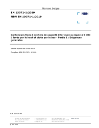 NBN EN 13071-1:2019