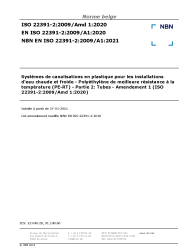 NBN EN ISO 22391-2:2009/A1:2021
