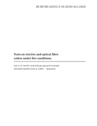 BS EN IEC 60332-3-10:2018+A11:2020