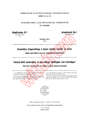 IEC 60439-2:1975/AMD1:1979