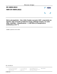 NBN EN 4850:2022
