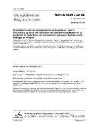 NBN EN 13501-3+A1 NL:2013