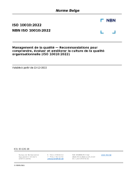 NBN ISO 10010:2022