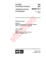 IEC 60839-10-1:1995