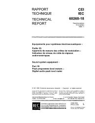 IEC TR 60268-18:1995