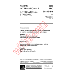IEC 61156-3-1:1995/AMD2:2001