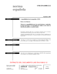 UNE-EN 61000-2-12:2004