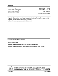 NBN EN 15919:2011
