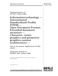 BS EN ISP 11182-1:1995