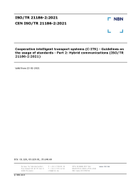 CEN ISO/TR 21186-2:2021